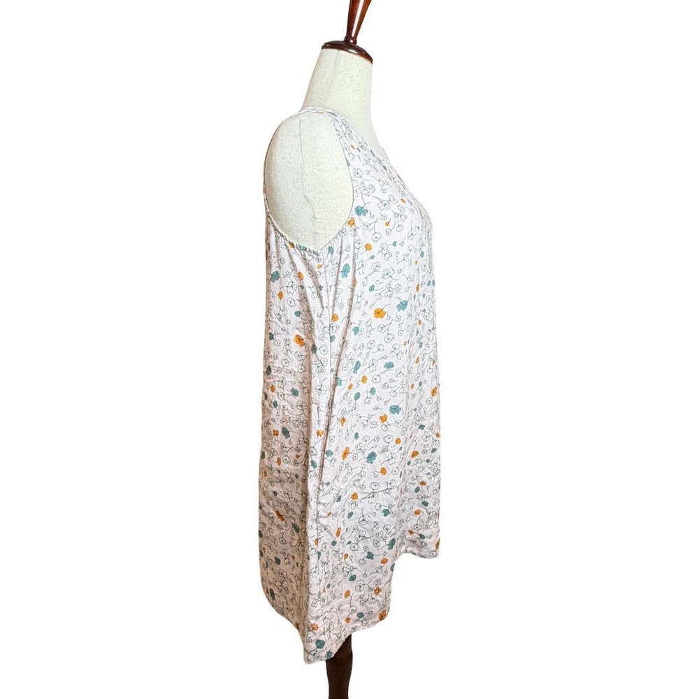 Cynthia Rowley Womens Floral Shift Dress with Pockets 100% Linen - Picture 3 of 9
